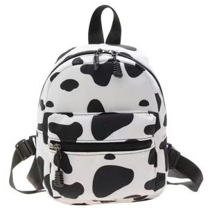 Women’s NEW Cow Print Super Mini 90s/Y2K Backpack Bag Purse, SML - NWT